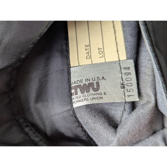 Vtg Brooks Brothers 346 Suit Navy Blue Glen Plaid Wool Business Mens Size 40R - Picture 9 of 16